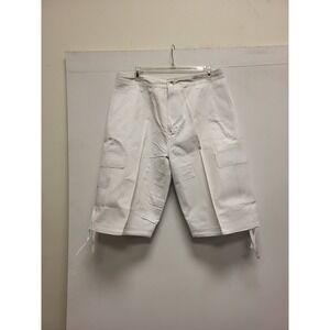 XERS Mens Cargo Shorts White Size 42 Casual Outdoor Summer Fashion Pants